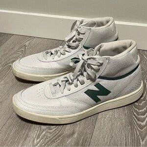 New Balance Numeric 440 High Top Skate Shoes White Green Mens Size 11